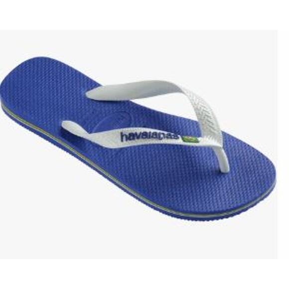 NWT Havaianas Kids' Brazil Logo Flip Flops size  2Y - Picture 2 of 4